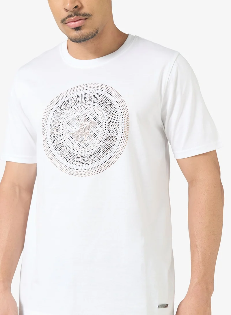 BEVERLY HILLS POLO CLUB  Graphic Crew Neck T-Shirt for Men | Best Price UAE