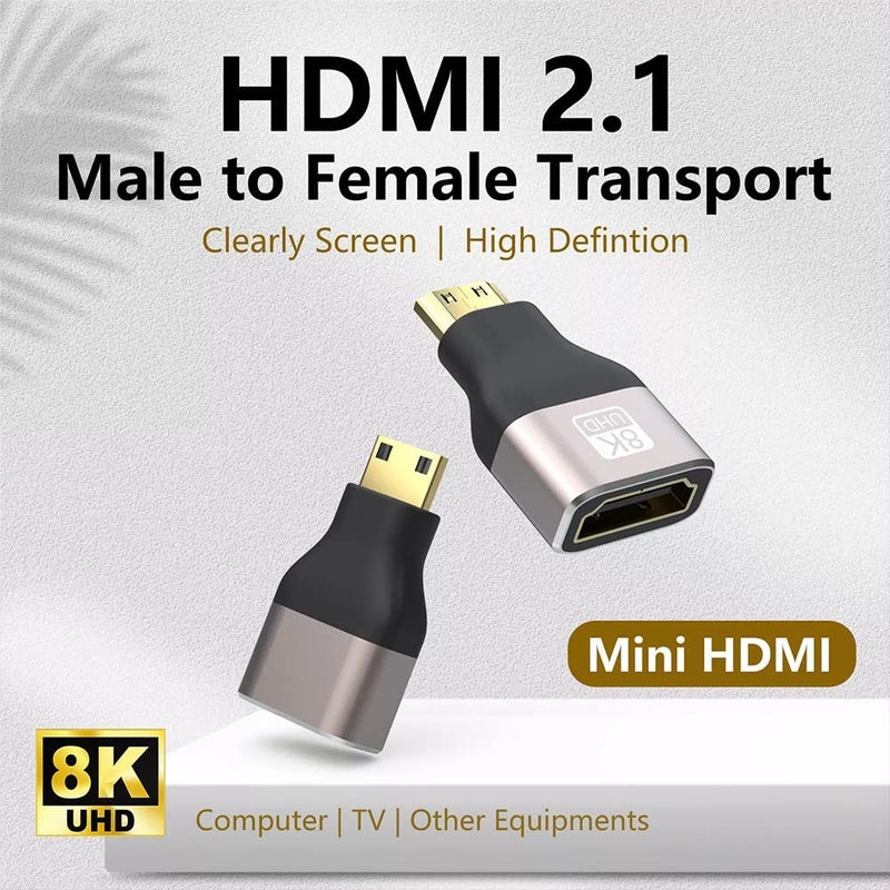 Tobo Mini High Speed HDMI Type C to Type A Male to Female M/F Port Socket Plug Jack Connector Converter Adaptor Supports 4K 4Kx2K Ultra HD UHD 1080P Full HD 3D ARC Ethernet - TD-533H - Image 2