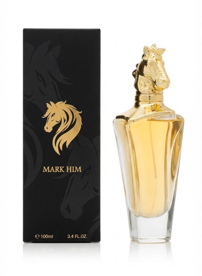 Mark Him Gold Edition Eau de Parfum for Men 100ml – Luxurious & Sophisticated Long Lasting Woody Oriental Fragrance | Premium Bold Masculine Perfume Spray for Confident Men - Image 1