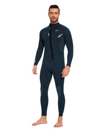 Seaskin Wetsuits for Mens 2mm Front Zip Full Body Diving Suits - Image 1