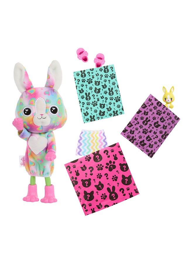 Barbie Chelsea Cutie Reveal Color Dream Series Small Doll & Accessories, Animal Plush Costume & 6 Surprises Including Color Change (Styles May Vary)  - Image 3