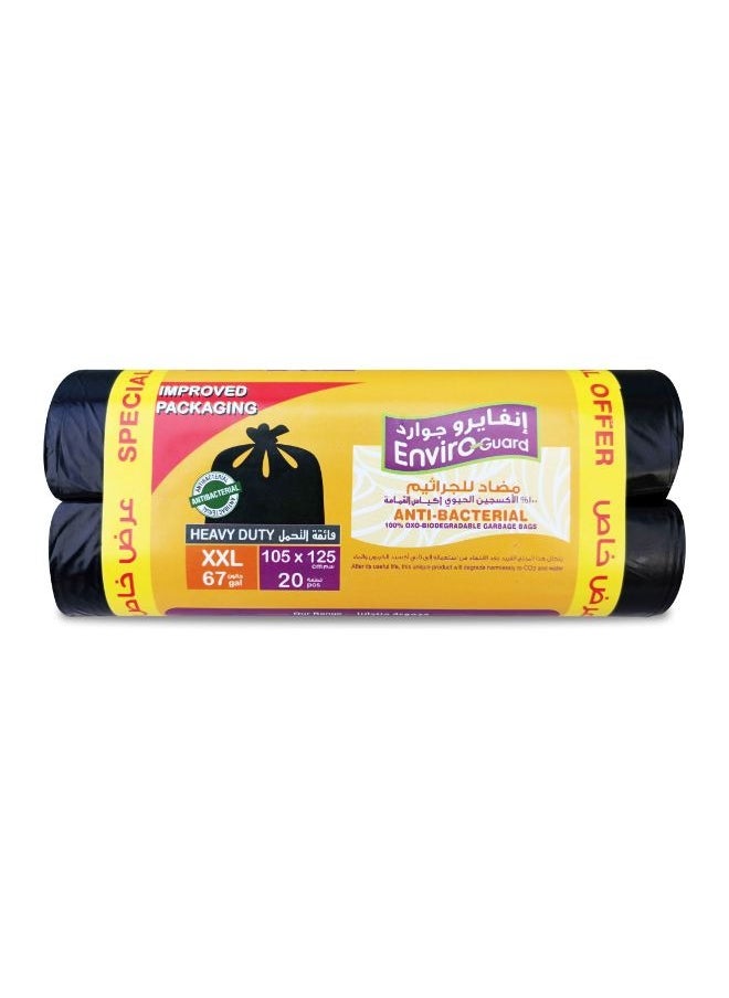 Enviro Guard - Anti Bacterial Heavy Duty Xxl Garbage Bag Roll 2 Rolls - Image 1