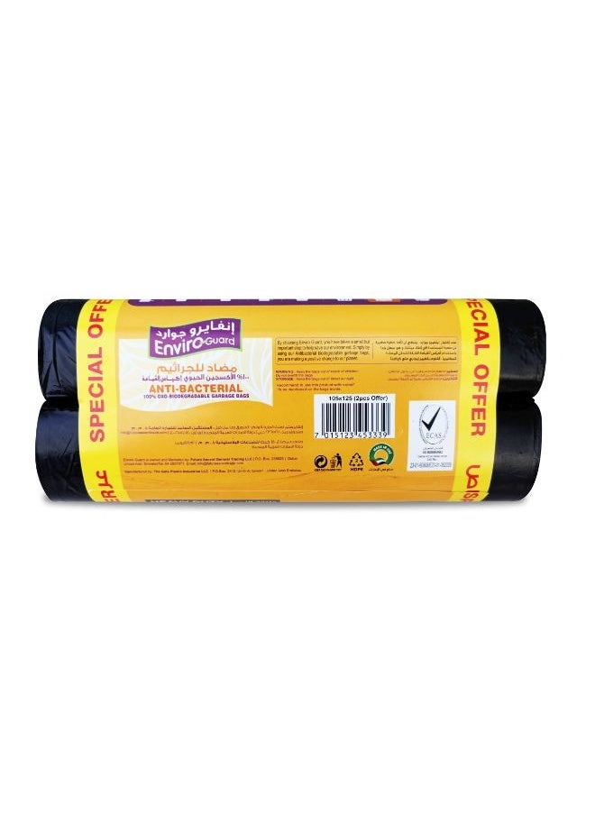 Enviro Guard - Anti Bacterial Heavy Duty Xxl Garbage Bag Roll 2 Rolls - Image 1