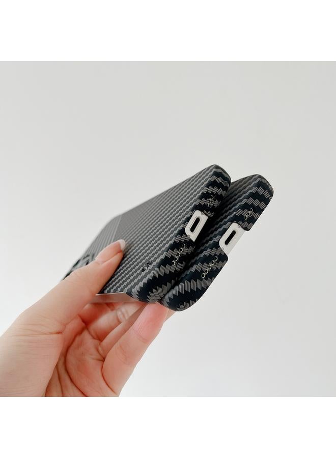 Zaboon Case For iPhone 13 Carbon Fiber Texture PC Phone Case - Image 5