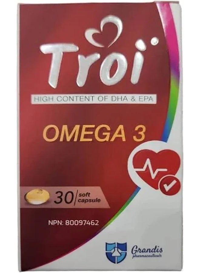 Grandis Omega 3 Troi 1000 Mg Soft Capsule 30 PCS