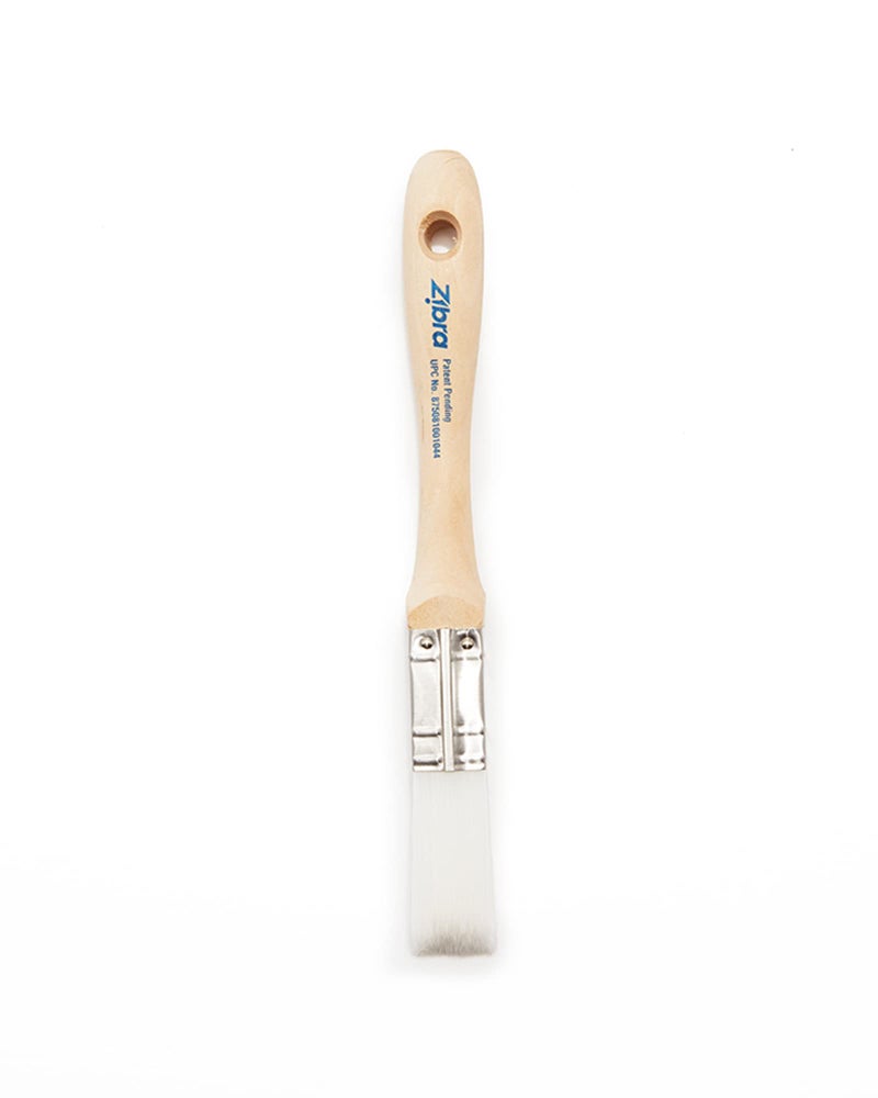 Zibra Square Paint Brush for Painting Murals, Details, Narrow Trim and Windows, 1-inch, Artist Brush - Image 1