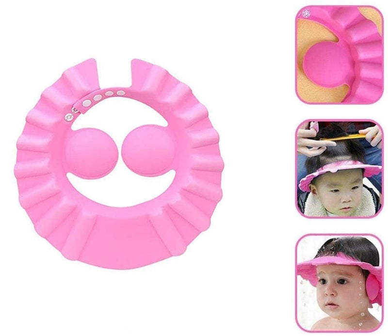 MASTANO Safe Shampoo Shower Bathing Protection Bath Cap Soft Adjustable Visor Hat for Toddler, Baby, Kids, Children - Image 2
