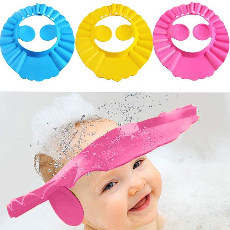 MASTANO Safe Shampoo Shower Bathing Protection Bath Cap Soft Adjustable Visor Hat for Toddler, Baby, Kids, Children - Image 5