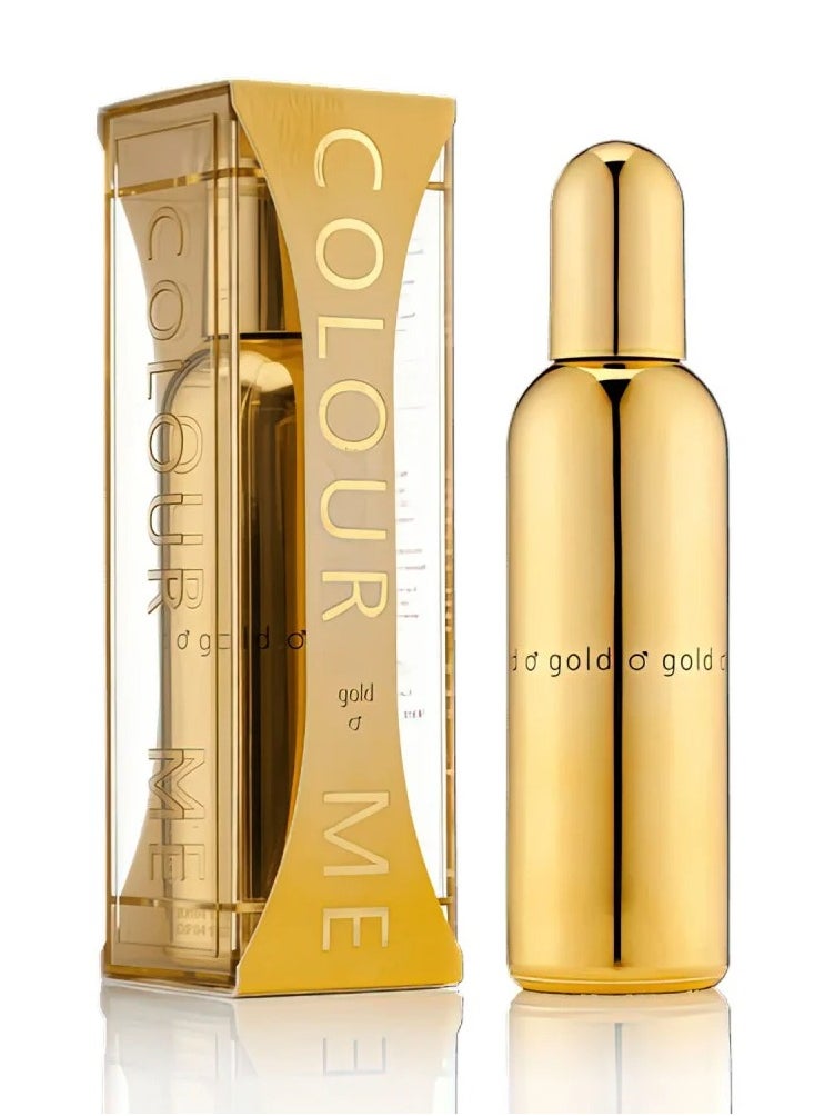 Color Me - Color Me Gold Home - Perfume for Men - 90 ml by Milton-Lloyd - Image 1