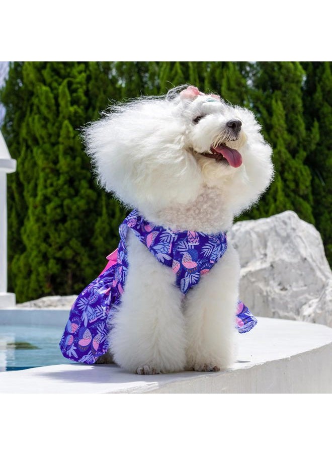 CuteBone - Dog Mesh Dress Puppy Sundress Pet Outfit Summer Fashion for Small Dogs Girl Cat Clothes BF25XXS - Image 1
