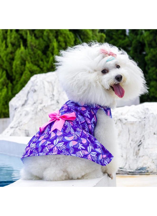 CuteBone - Dog Mesh Dress Puppy Sundress Pet Outfit Summer Fashion for Small Dogs Girl Cat Clothes BF25XXS - Image 1