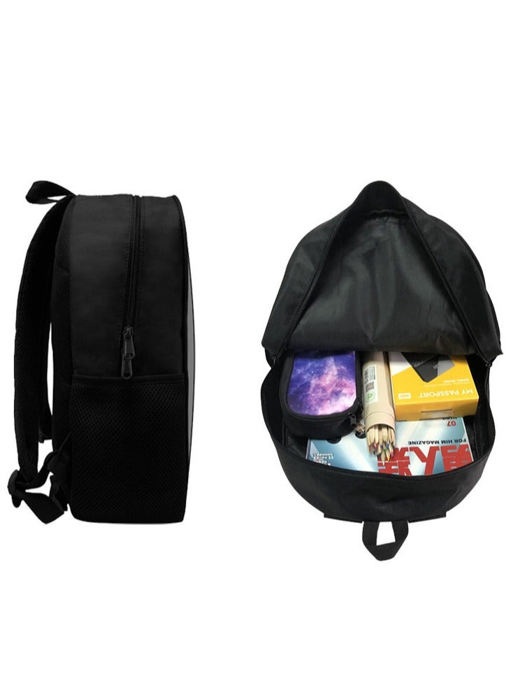Pikachu Cartoon Primary And Secondary School Students Three-piece Schoolbag Large Capacity Three-piece Set - Image 3