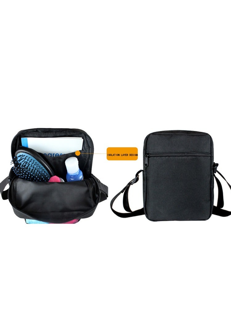 Pikachu Cartoon Primary And Secondary School Students Three-piece Schoolbag Large Capacity Three-piece Set - Image 4