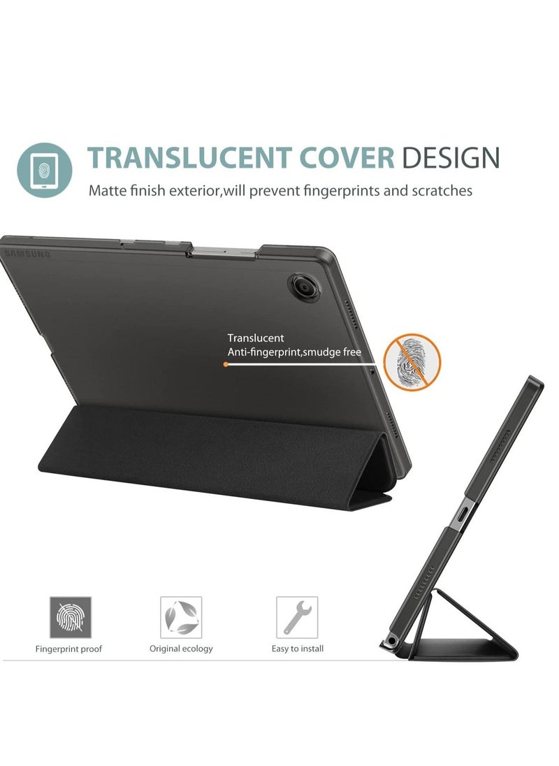 Generic - ProCase for Galaxy Tab A8 10.5 Case, Slim Stand Hard Back Shell Protective Smart Cover Case for Galaxy Tab A8 10.5 Inch 2022 SM-X200 X205 X207 -Black - Image 1