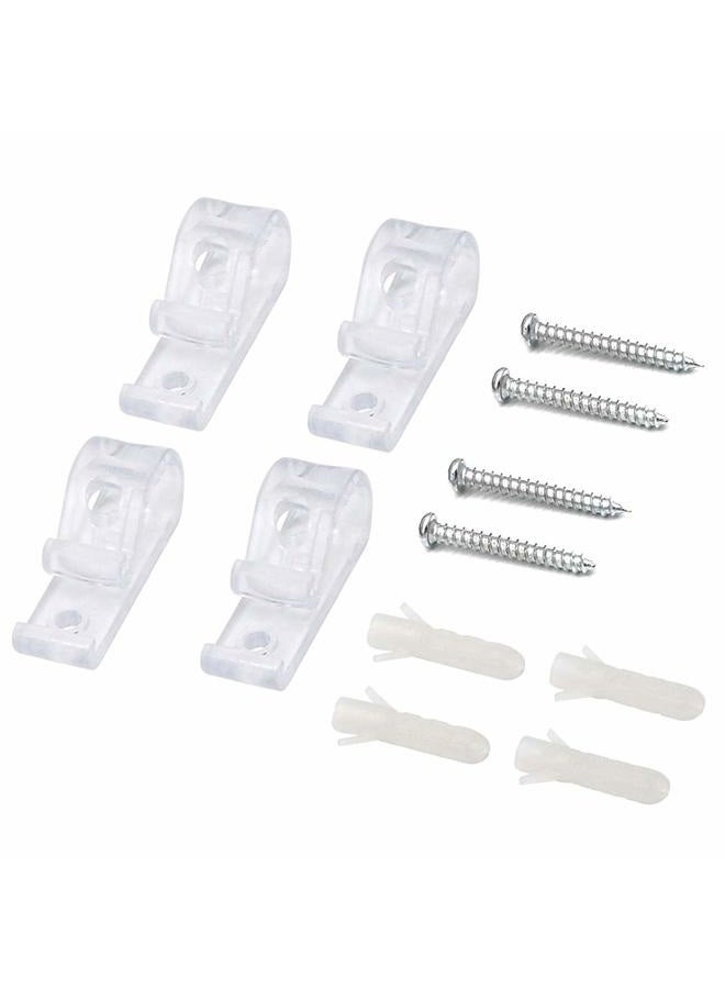 SHERY Drapery Hardware Roman Shade Saftey Cord Guides Tensioner -Clear(Four) - Image 2