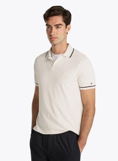 TOMMY HILFIGER Open Collar Tipped Short Sleeve Polo  - Image 1