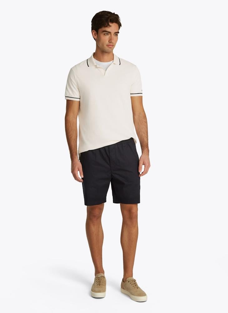 تومي هيلفيغر بولو بأكمام قصيرة وياقة مفتوحة ومزينة - Image 4