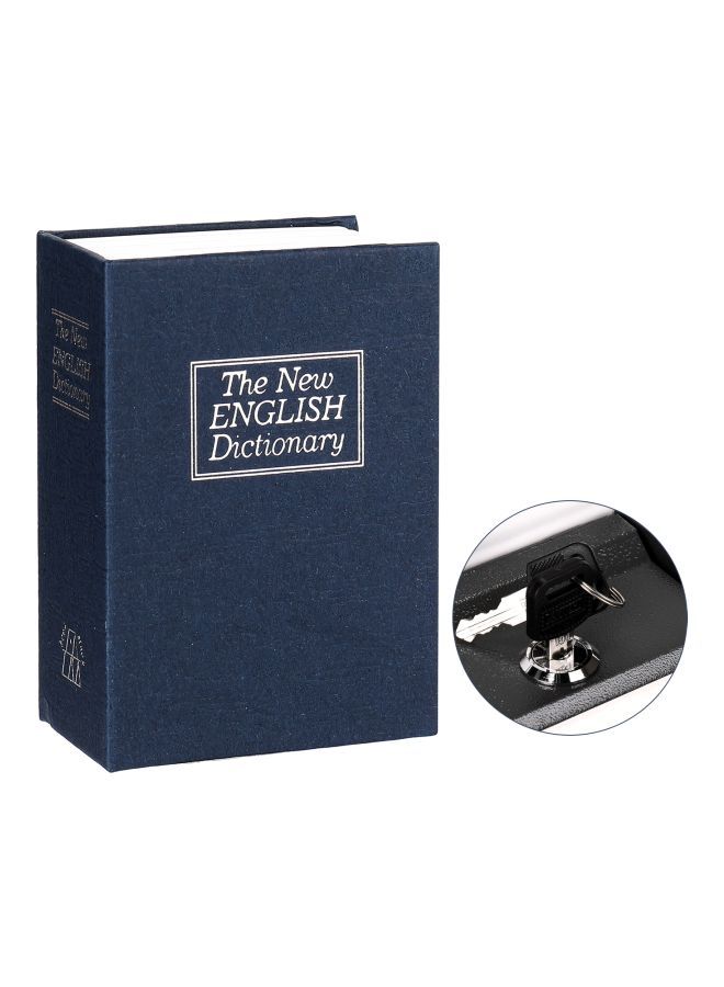 نيبمينينت صندوق نقود على شكل كتاب القاموس الإنجليزي الجديد أزرق - Image 2