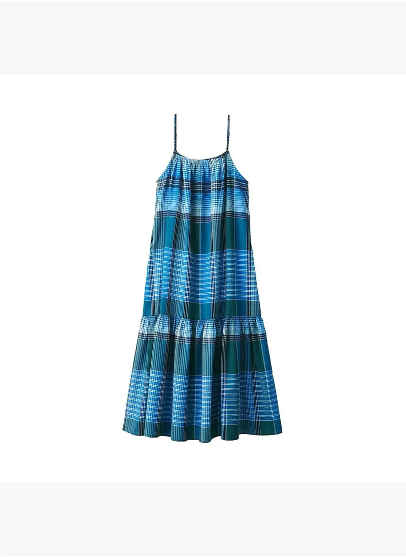 MUJI Madras Check Camisole Dress