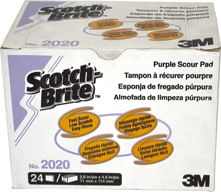 ثري ام Scotch-Brite™ 2020 Purple Scrub Pad 24 Pack