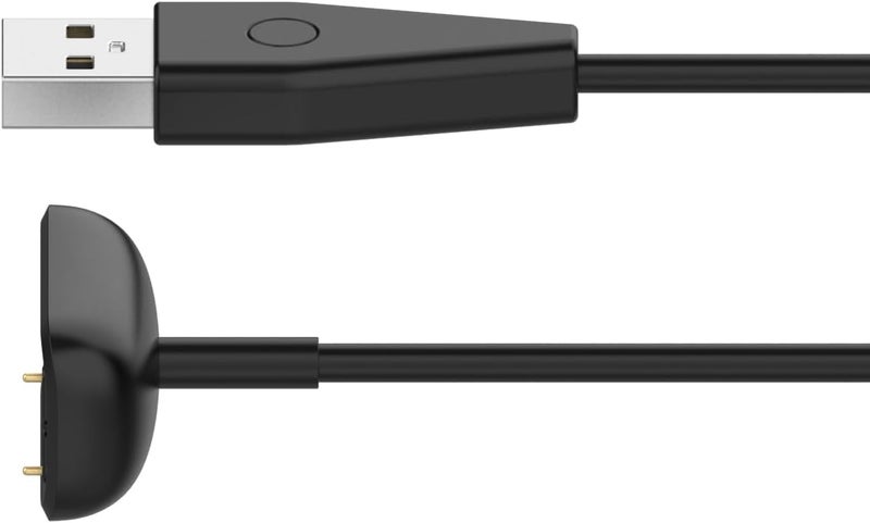 كابل شحن بديل متوافق مع أجهزة Fitbit Charge 6/Charge 5/Luxe، منتج إضافي لسماعات اليد الذكية من Disscool (طول 1 متر/3.3 قدم) - Image 2