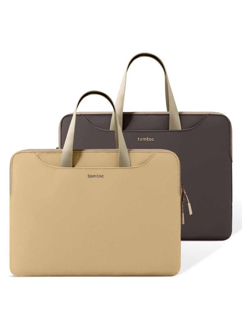 Tomtoc TheHer-A21 Slim Laptop Sleeve Bag with Dual-Tone Reversible Colors, Eco-Friendly Water-Resistant Carry Case for 14-inch MacBook Pro M4/M3/M2/M1 2024–2021 & 13.8" Surface Laptop - Image 1
