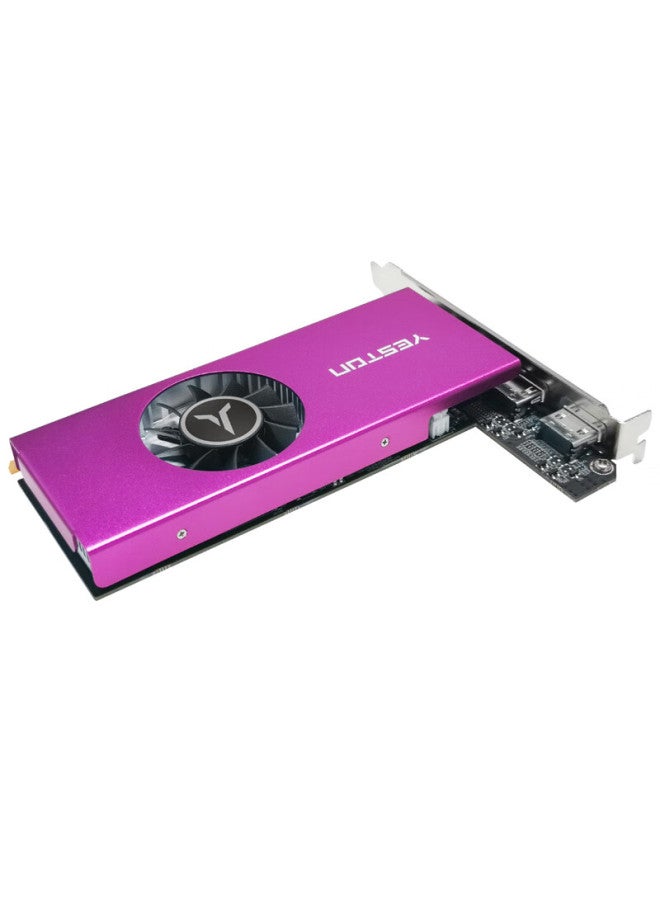 yeston بطاقة الرسوميات Yeston Gt730 2g 4hdmi Gb متعددة الشاشات، بطاقة رسومات بأربعة شاشات - Image 4