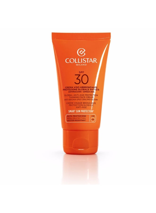Collistar Global Anti-Aging Protection Tanning Face Cream SPF30 50ml - Image 1