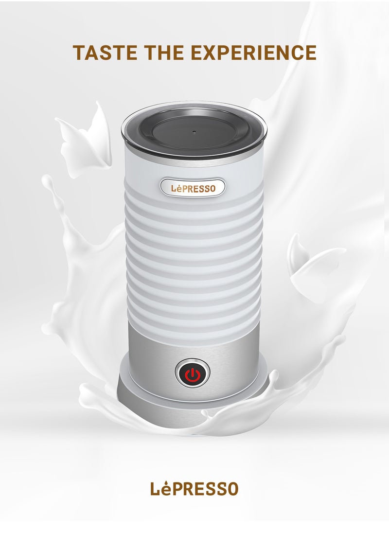 LePRESSO Hot and Cold Milk Frother - White  - Image 4