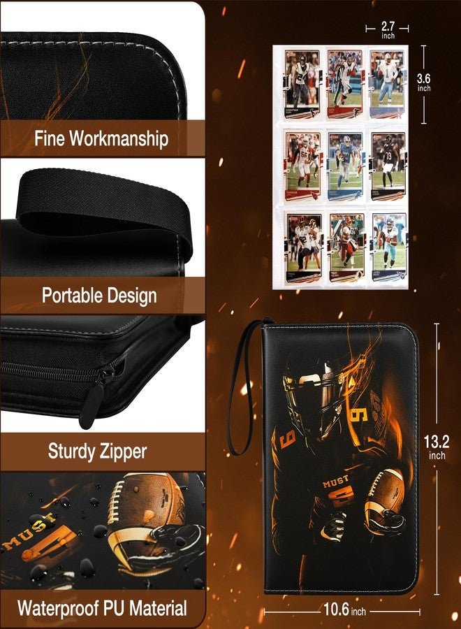 RONMONG Football Card Binder,2025-2026 Sports Trading Card with Sleeves Holder Album,990 Pockets Rugby Card Holder Sheets Display Storage Protectors for Collectors Boys and Girls Gift - Image 2