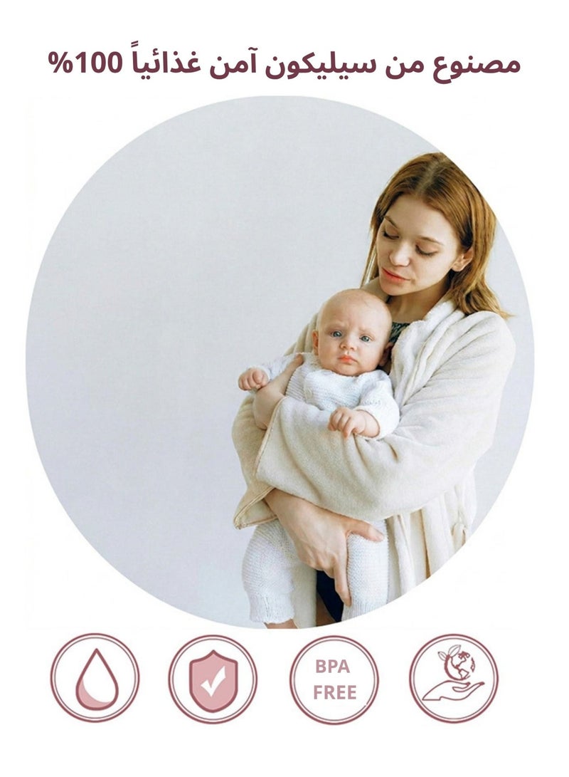 كوب جمع الحليب لمضخة Momcozy M5، كوب بديل متوافق مع مضخة الحليب القابلة للارتداء Momcozy M5، خالي من BPA، قطعة واحدة - Image 3