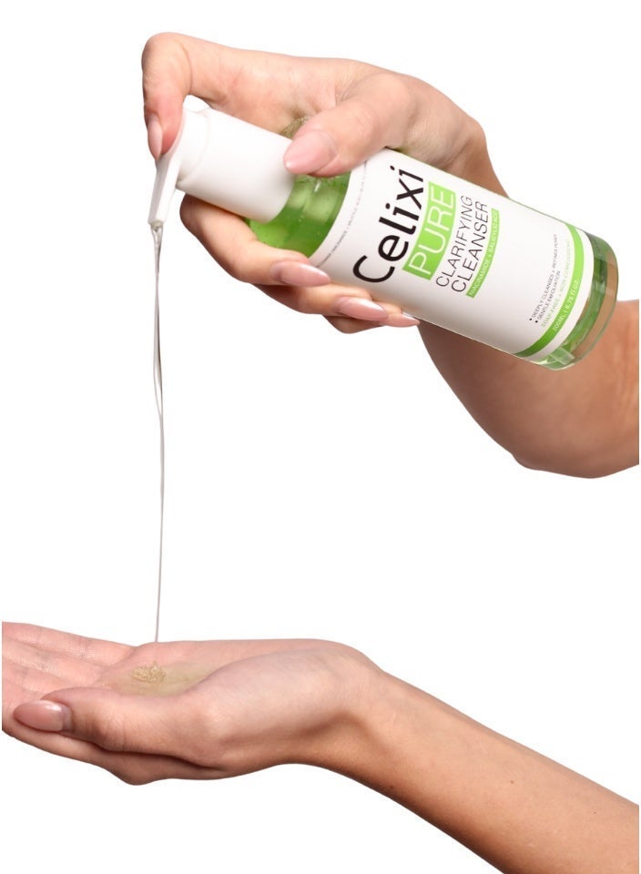 Celixi® PURE USA – Facial Cleanser with Niacinamide & Salicylic Acid – Deep Cleansing & Pore Refining – Oil Control, Acne & Blackhead Care – Brightening & Even Skin Tone – For Oily & Acne-Prone Skin – 200 ml - Image 3