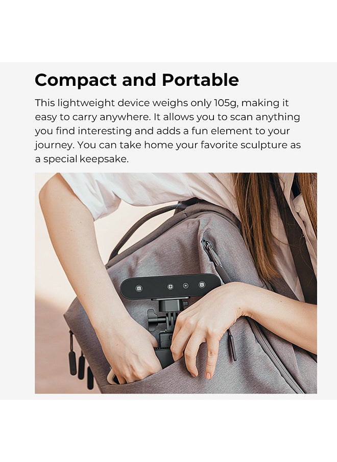 Creality CR-Scan Ferret Pro 3D Scanner Portable and Handheld 30fps Scaning Speed 0.1mm Accuracy ASIC Chipset Dual Mode Scanning with 30fps Scan Speed Dual Mode Scanning  - Image 3