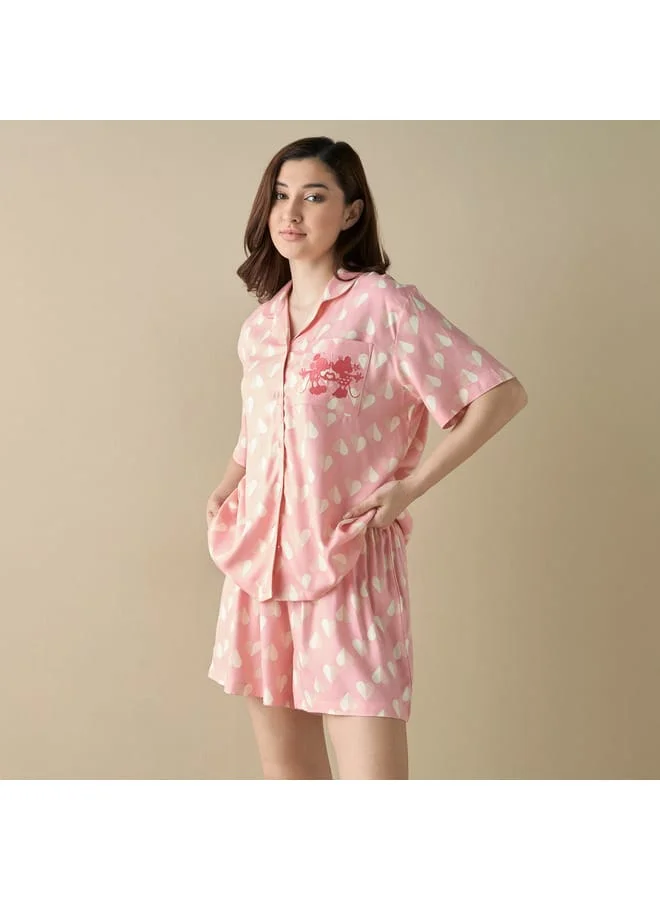 Oysho Shop Oysho Pijamas Cortos Mujer Snoopy Pijama Corto Oysho