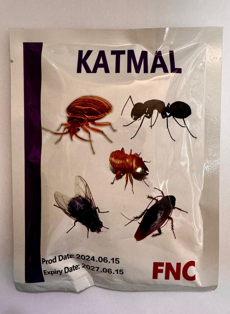 FNC كاتمال جميع الحشرات القاتل مسحوق 100 جرام ضد الصراصير بق الفراش النمل الأبيض النمل - Image 2