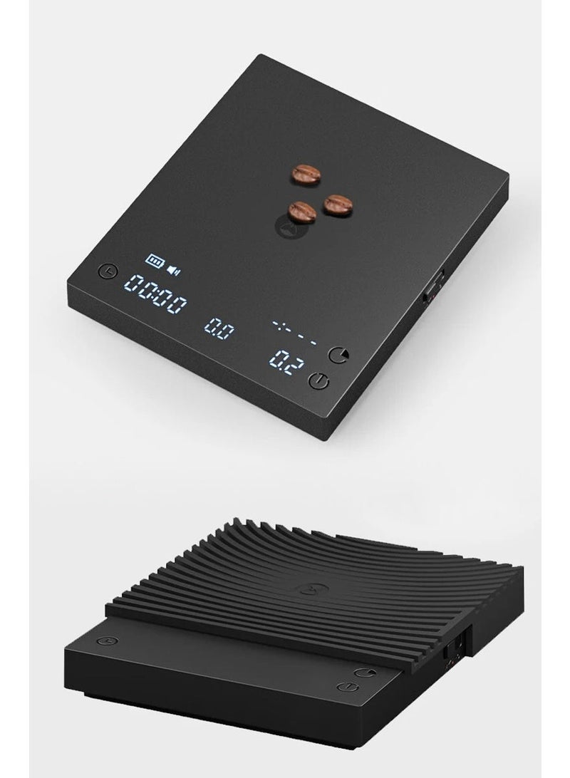 Timemore BASIC 3 Coffee Scale 0.1g Precision Espresso Pour Over Timer Flow Rate Portable 300g - Image 1