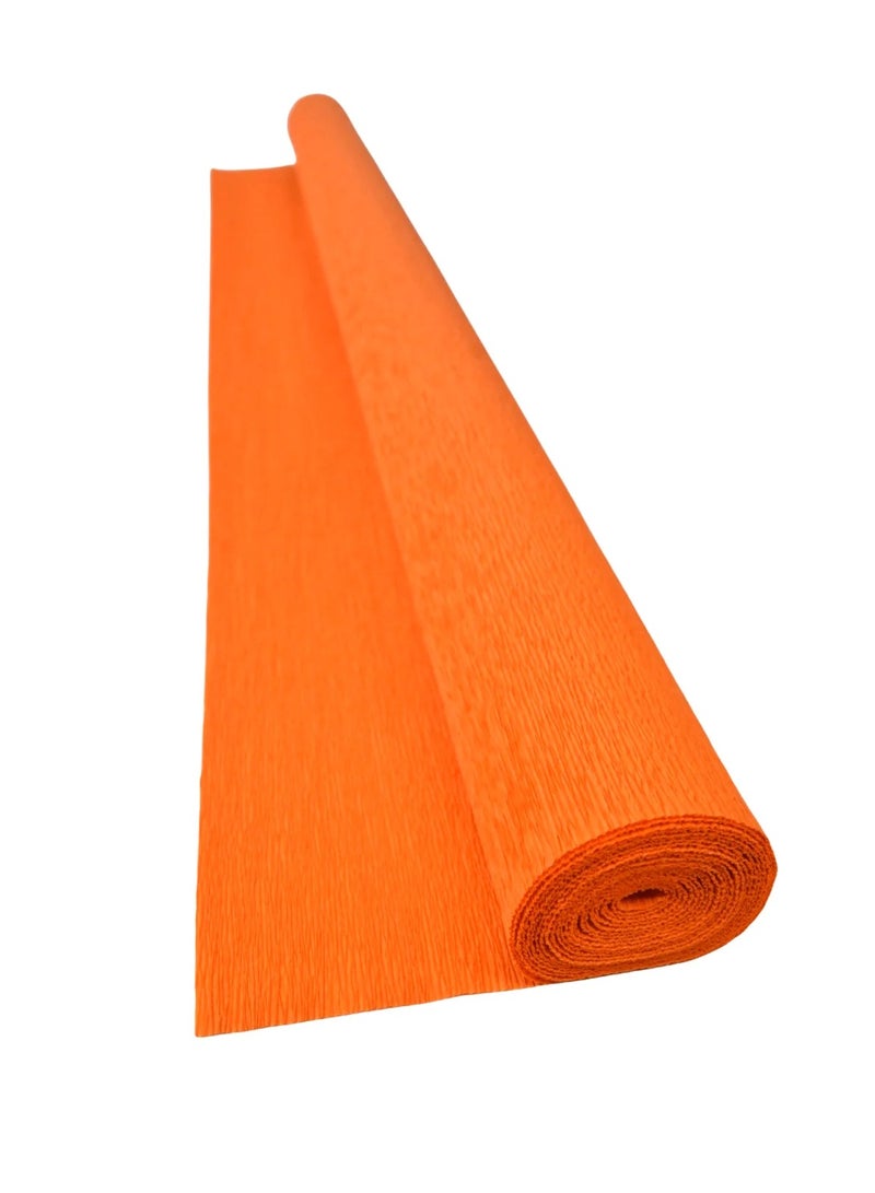 Terabyte CREPE PAPER ROLL 50 X 2 METER ORANGE (PACK OF 2) - Image 1