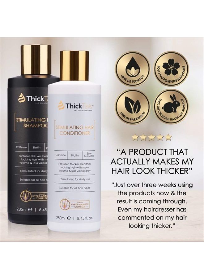 ThickTails Hair Growth Shampoo and Conditioner - (2-Pack) For Women With Thinning Hair Breakage Due to Menopause, Stress, Postpartum Recovery. Anti Hair Loss Thickening Regrowth Treatment. DHT Blocker - Image 5