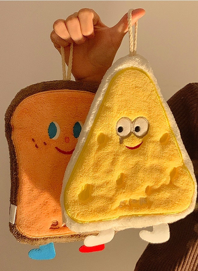 2pcs Hanging Cute Hand Towels, Highly Absorbent Towels For The Kitchen And Bathroom. - Image 2