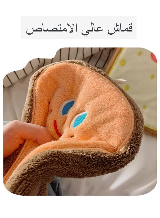 2pcs Hanging Cute Hand Towels, Highly Absorbent Towels For The Kitchen And Bathroom. - Image 5