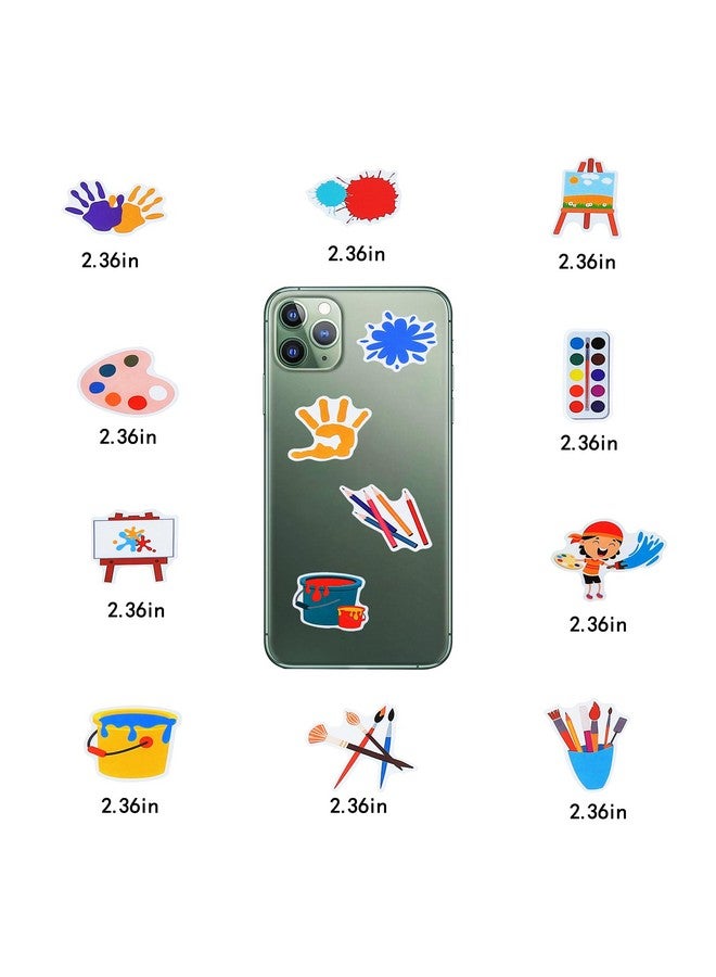 Cleverplay 100 Pack Art Painting Stickers, Art Painting Party Favors, Birthday Decorations - Image 4