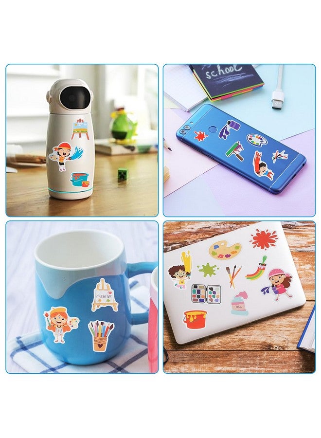 Cleverplay 100 Pack Art Painting Stickers, Art Painting Party Favors, Birthday Decorations - Image 5