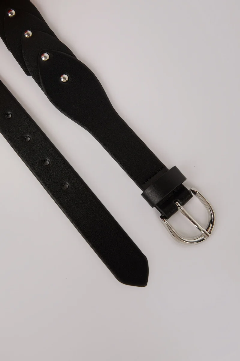Defacto  Woman Oval Buckle Faux Leather Denim Belt for Women | Best Price UAE
