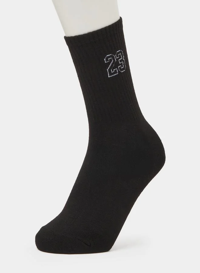 Styli  Pack of 2 - Multi-Color Printed Crew Socks for Men | Best Price UAE