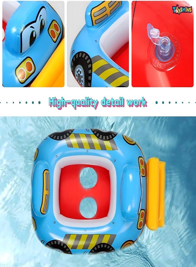 Toyshine Inflatable Construction Theme Swimming Pool Tub Tube Water Play Centre Toy for Kids - 78 x 58 Cms - Image 3