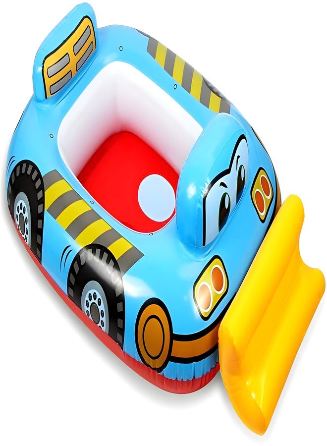 Toyshine Inflatable Construction Theme Swimming Pool Tub Tube Water Play Centre Toy for Kids - 78 x 58 Cms - Image 1