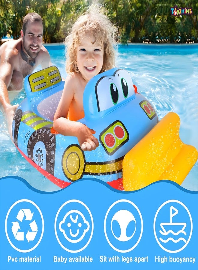 Toyshine Inflatable Construction Theme Swimming Pool Tub Tube Water Play Centre Toy for Kids - 78 x 58 Cms - Image 4