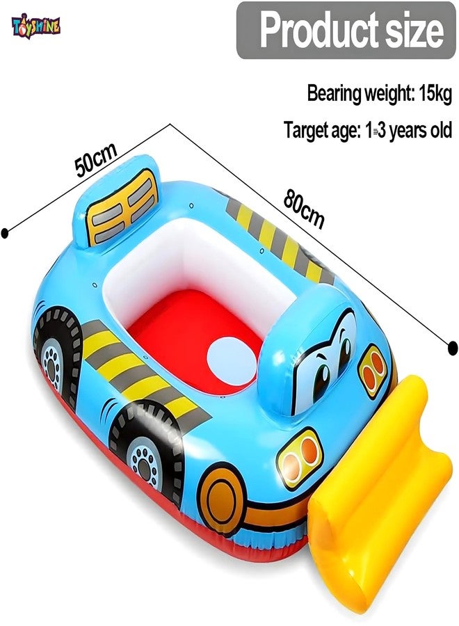 Toyshine Inflatable Construction Theme Swimming Pool Tub Tube Water Play Centre Toy for Kids - 78 x 58 Cms - Image 5