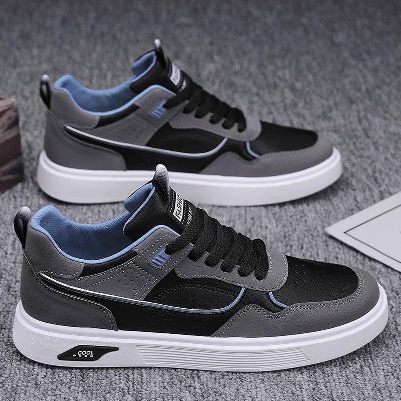 Working Men'S Shoes Summer Leather Shoes For Teenagers Men'S Casual Sports Trendy Shoes Breathable Spring - Image 2