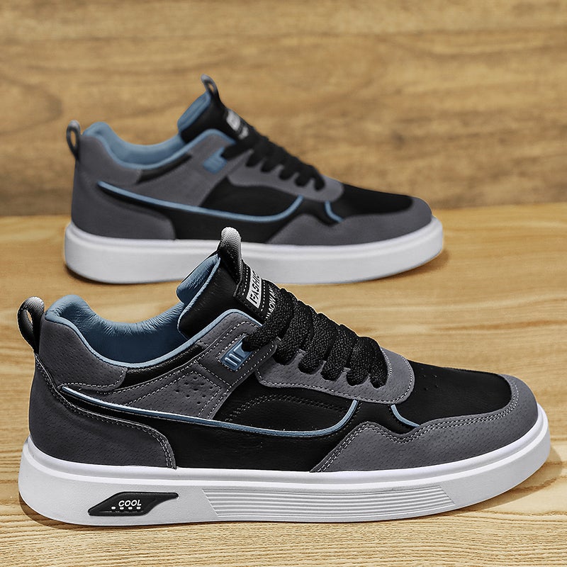 Working Men'S Shoes Summer Leather Shoes For Teenagers Men'S Casual Sports Trendy Shoes Breathable Spring - Image 3